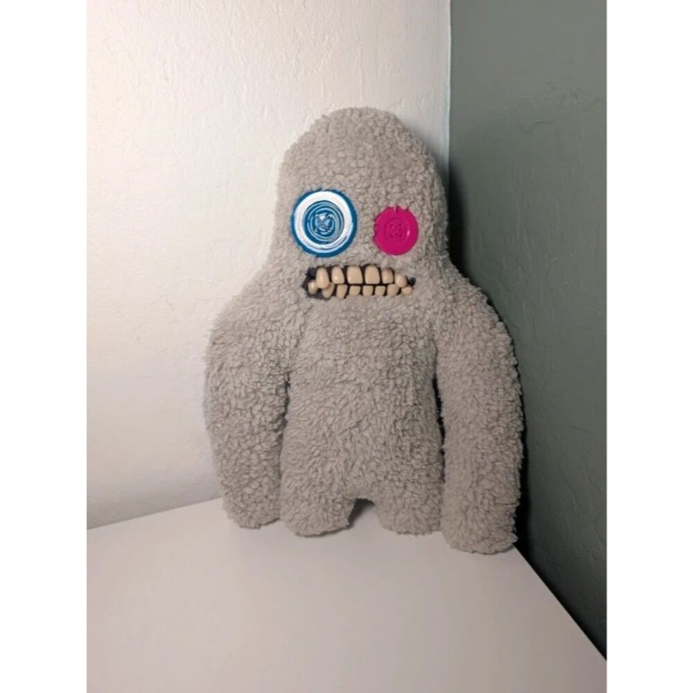 Fuggler Ugly Monster Sasquoosh Plush with Teeth Funny Yeti Monster Retired